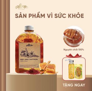 Mật ong ngâm Saffron SALAM 250ml cao cấp