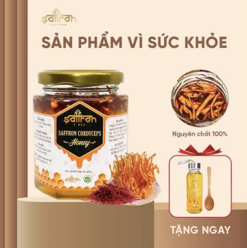 Mật ong saffron đông trùng hạ thảo