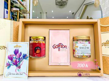 Hộp quà tết ROYAR #3 - Saffron JAHAN + ĐTHT + Trà giai lệ