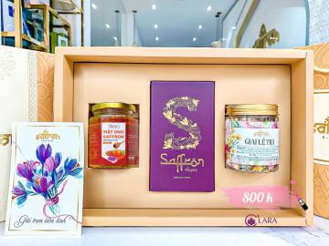 Hộp quà tết ROYAR #7 - Saffron SHYAM + Mật ong saffron + Giai lệ