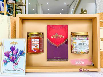 Hộp quà tết ROYAR #8 - Saffron SALAM - Mật ong saffron - Giai lệ