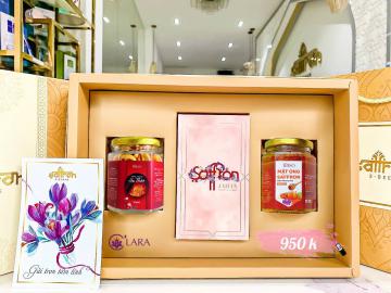 Hộp quà tết ROYAR #9 - Saffron JAHAN + ĐTHT + Mật ong saffron
