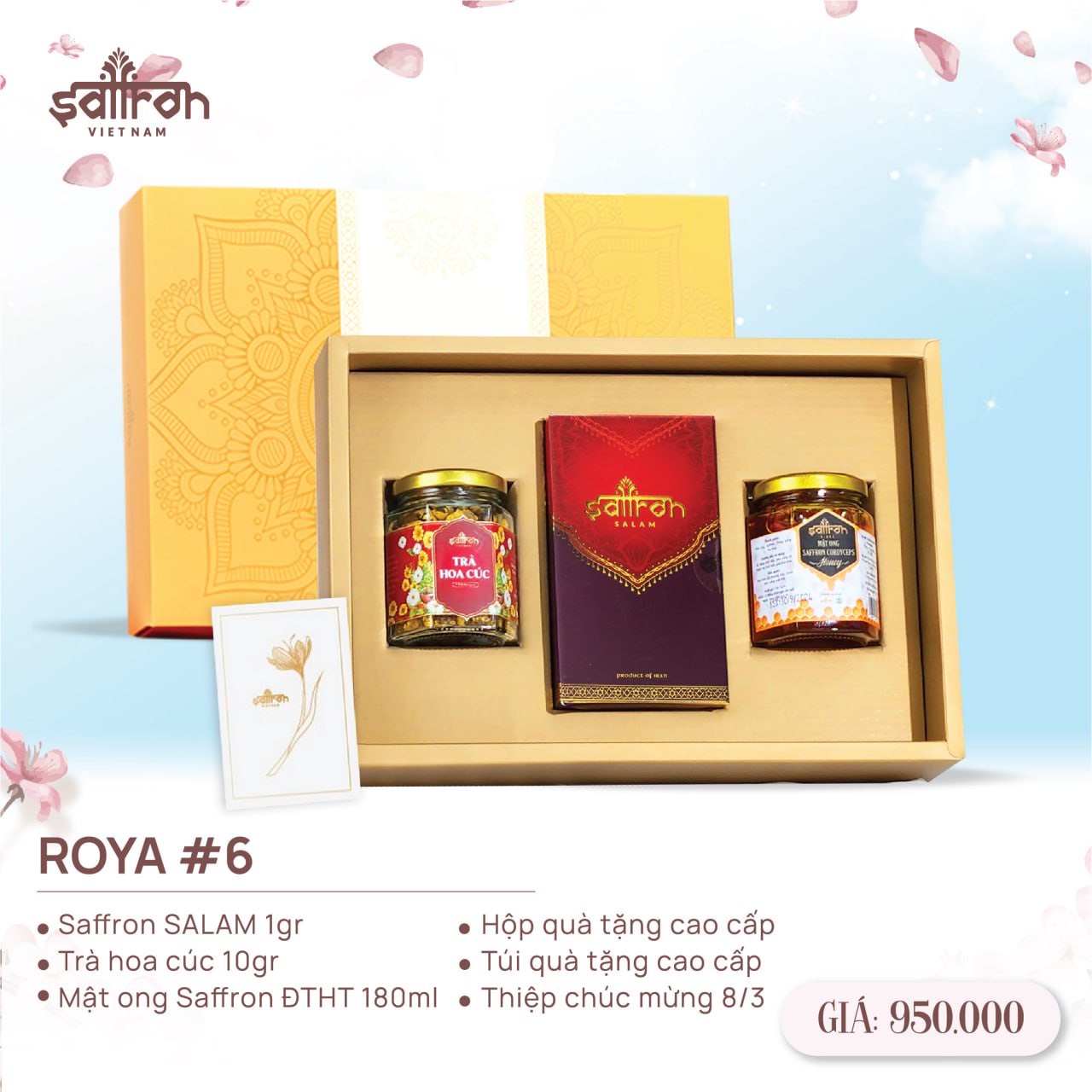 Hộp quà ROYA #6 ( Saffron SALAM)