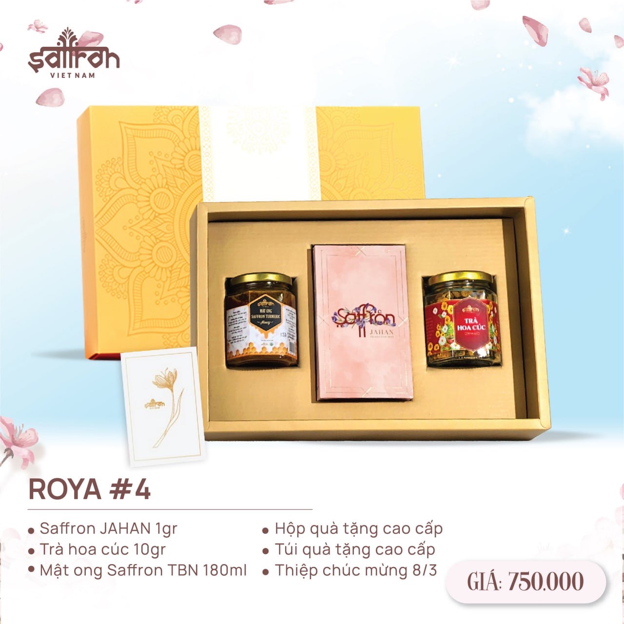 Hộp quà ROYA #4 ( Saffron JAHAN)