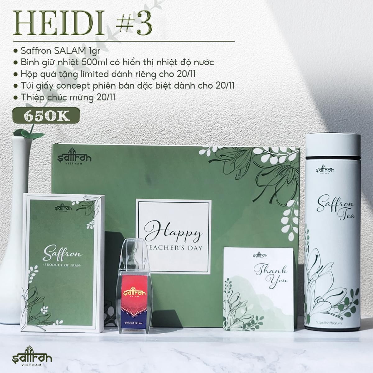 Hộp quà HEIDI #3 - Saffron SALAM