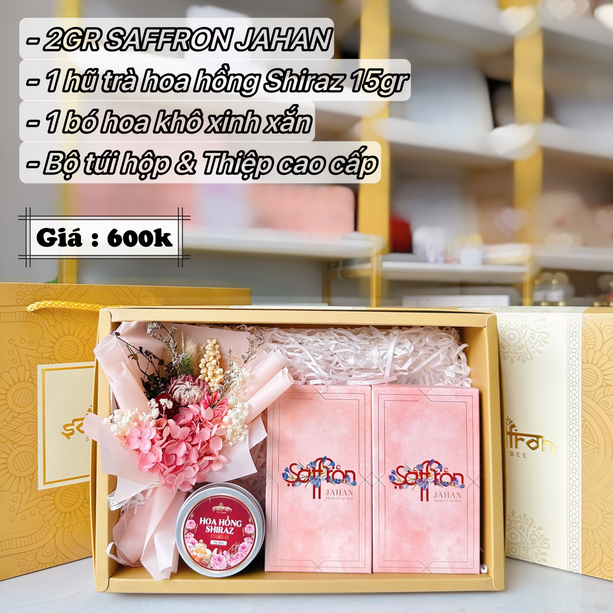 Set quà có hoa #23 - Qùa tặng sức khỏe