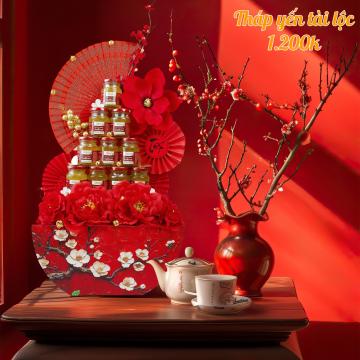 THÁP YẾN TÀI LỘC - Yến chưng saffron