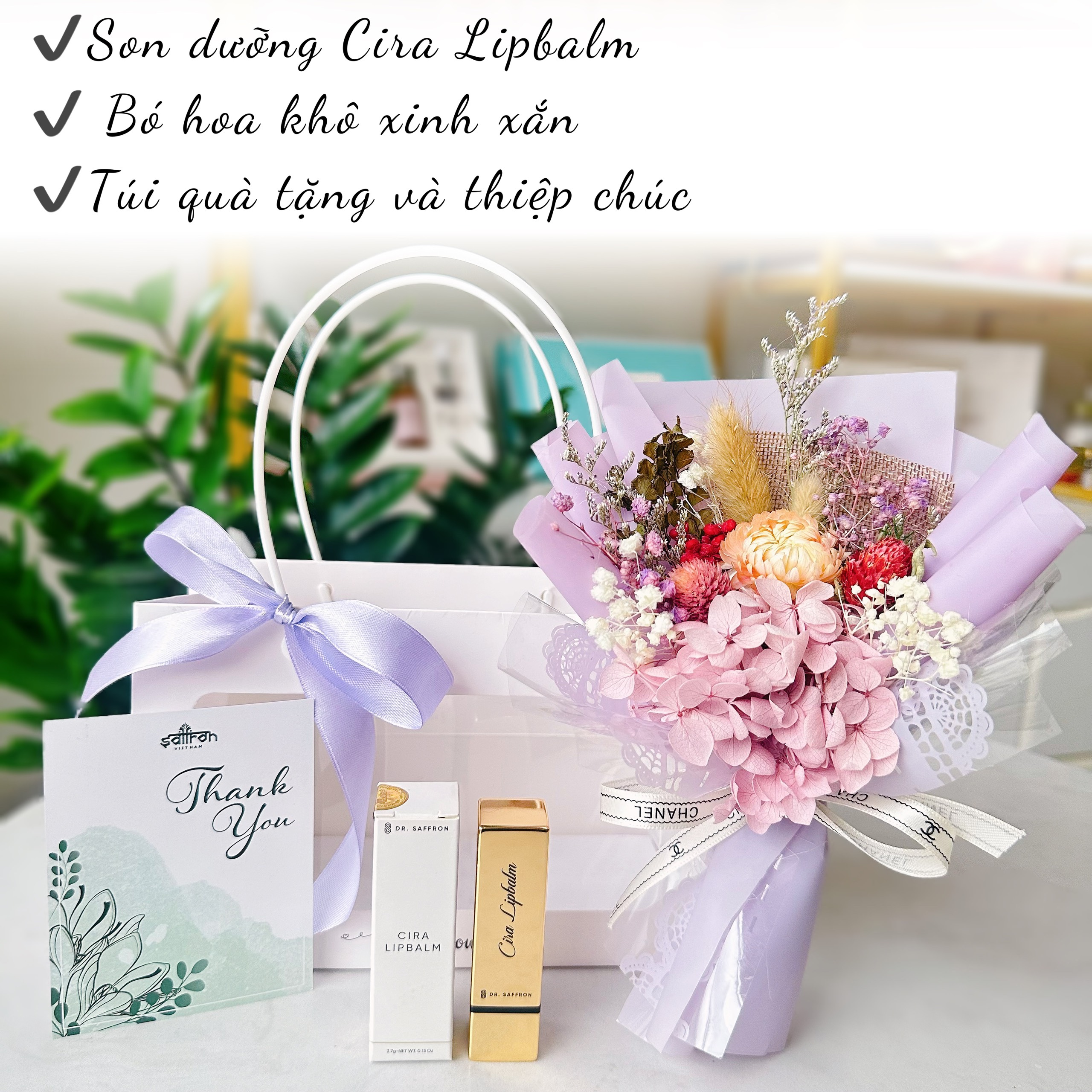 Túi quà tặng - Son Cira Lipbalm