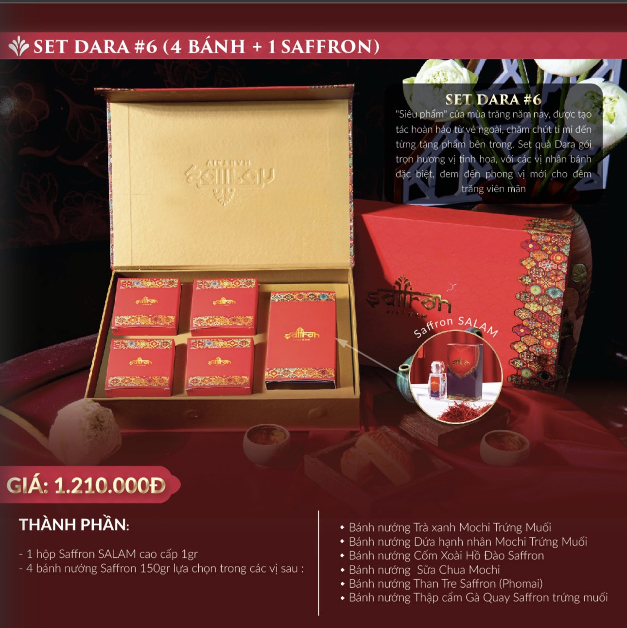 Set DARA #6 - 4 BÁNH 150GR + 1GR SALAM