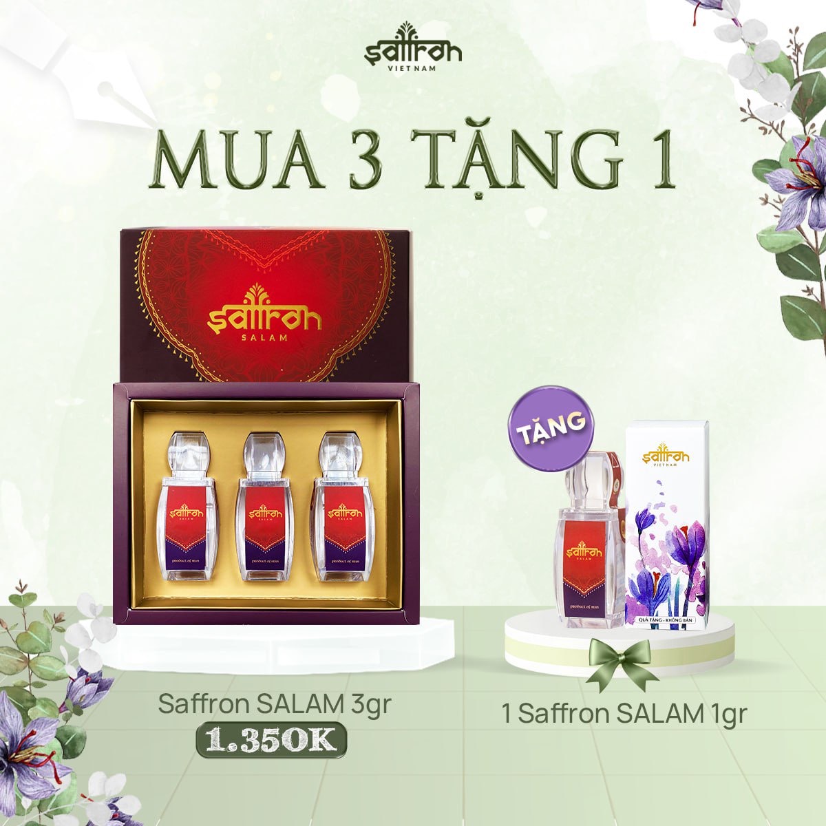 Set 3GR SALAM - Mua 1 tặng 3