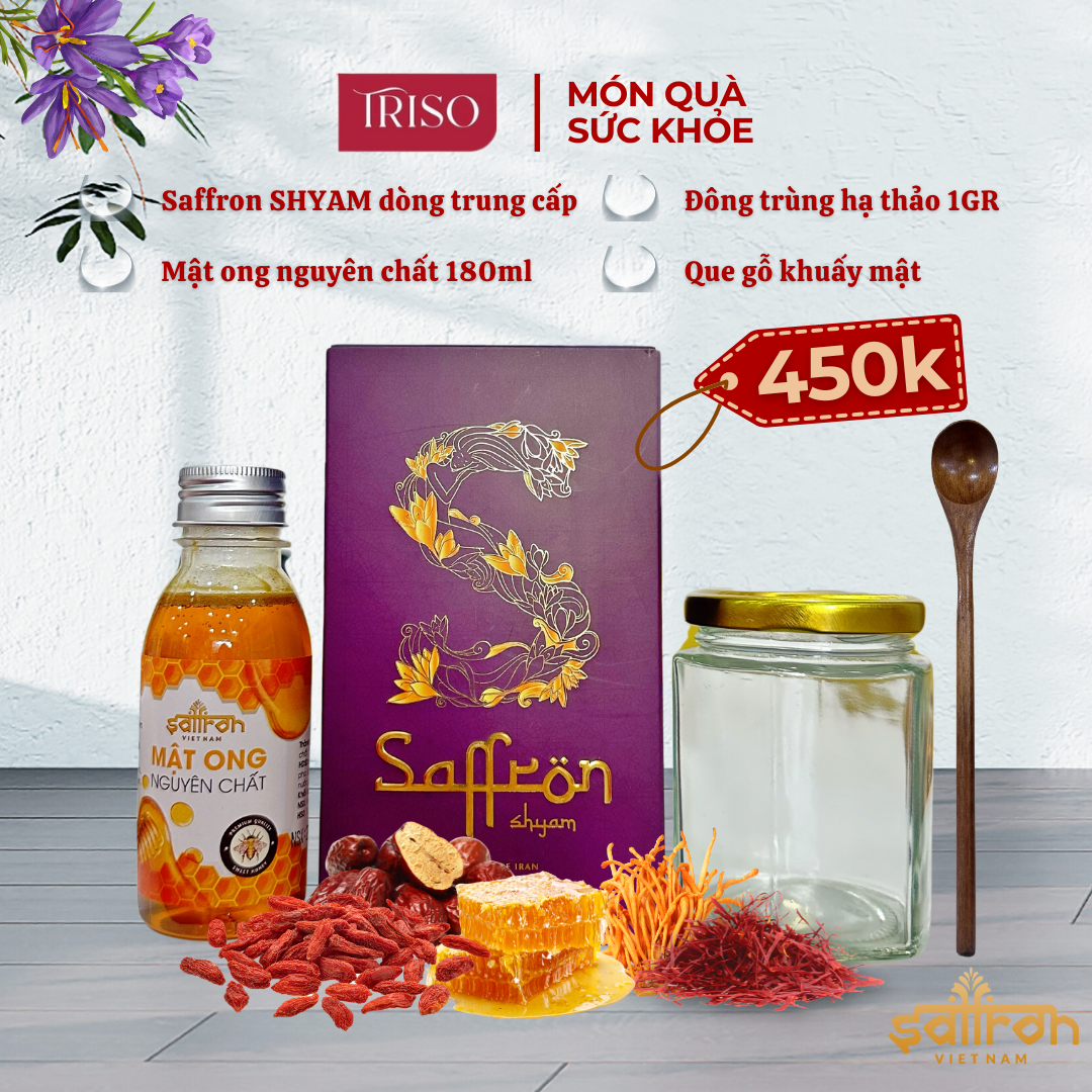 Mật ong ngâm saffron SHYAM 180ml
