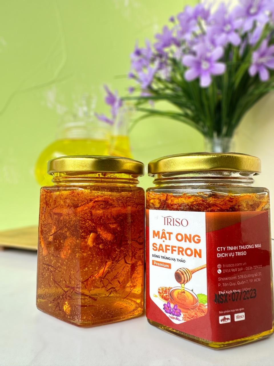 MẬT ONG SAFFRON ĐÔNG TRÙNG HẠ THẢO CAO CẤP