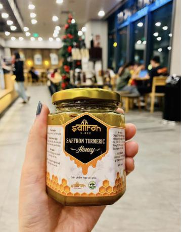 Mật ong Saffron tinh bột nghệ 180ml
