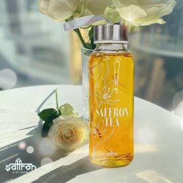 Set quà 20/11 Esther (Saffron nhập khẩu + hoa lụa + bình nước)