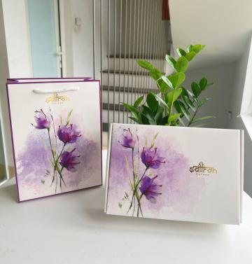 Set quà 20/11 Farah (Mật ong saffron Đông trùng hạ thảo & 2 hũ trà)