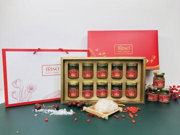 SET 10 Hũ Yến Chưng Saffron Mix Tứ Vị [40% Yến]